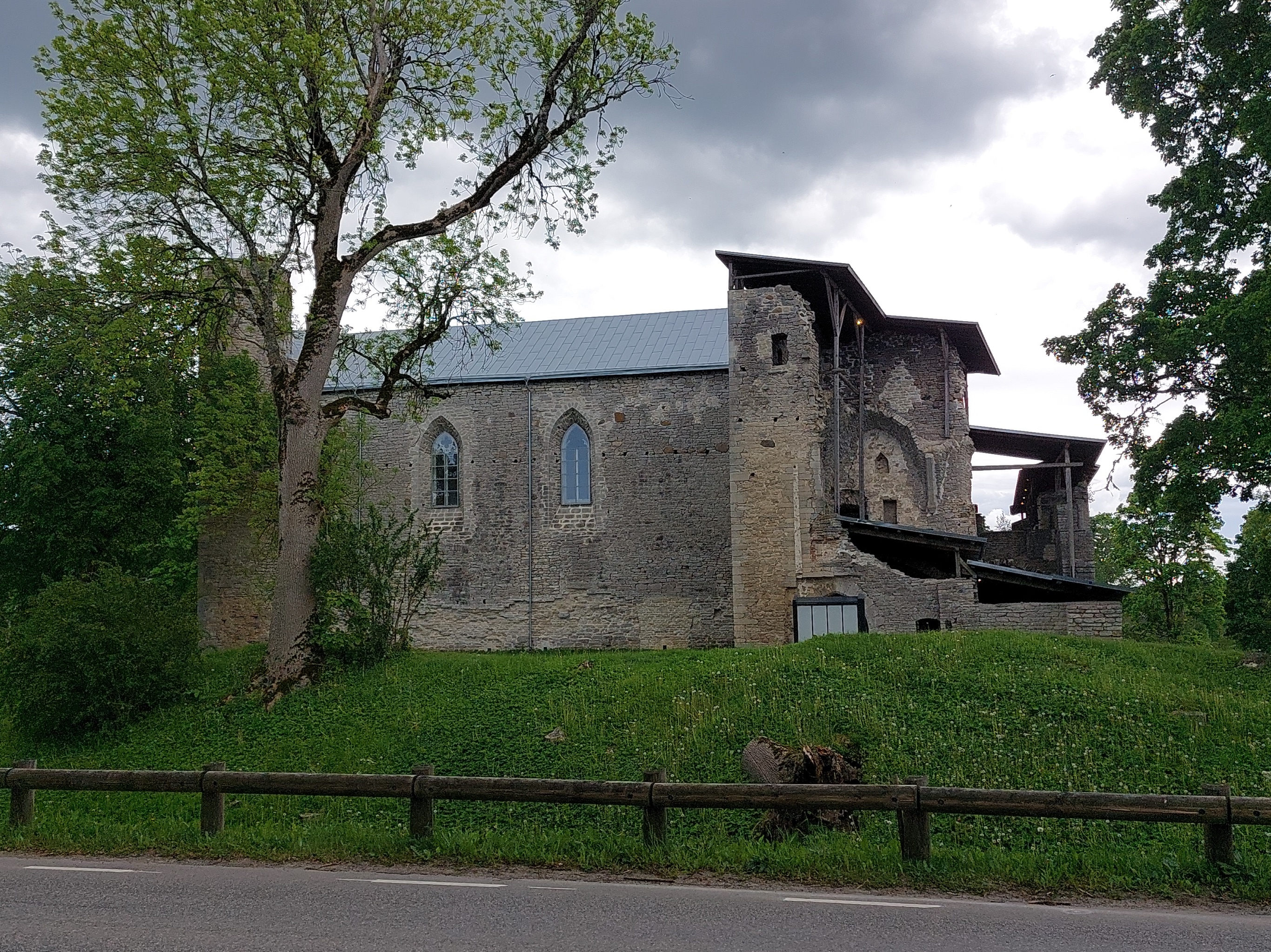 The ruins of the Padise monastery. rephoto