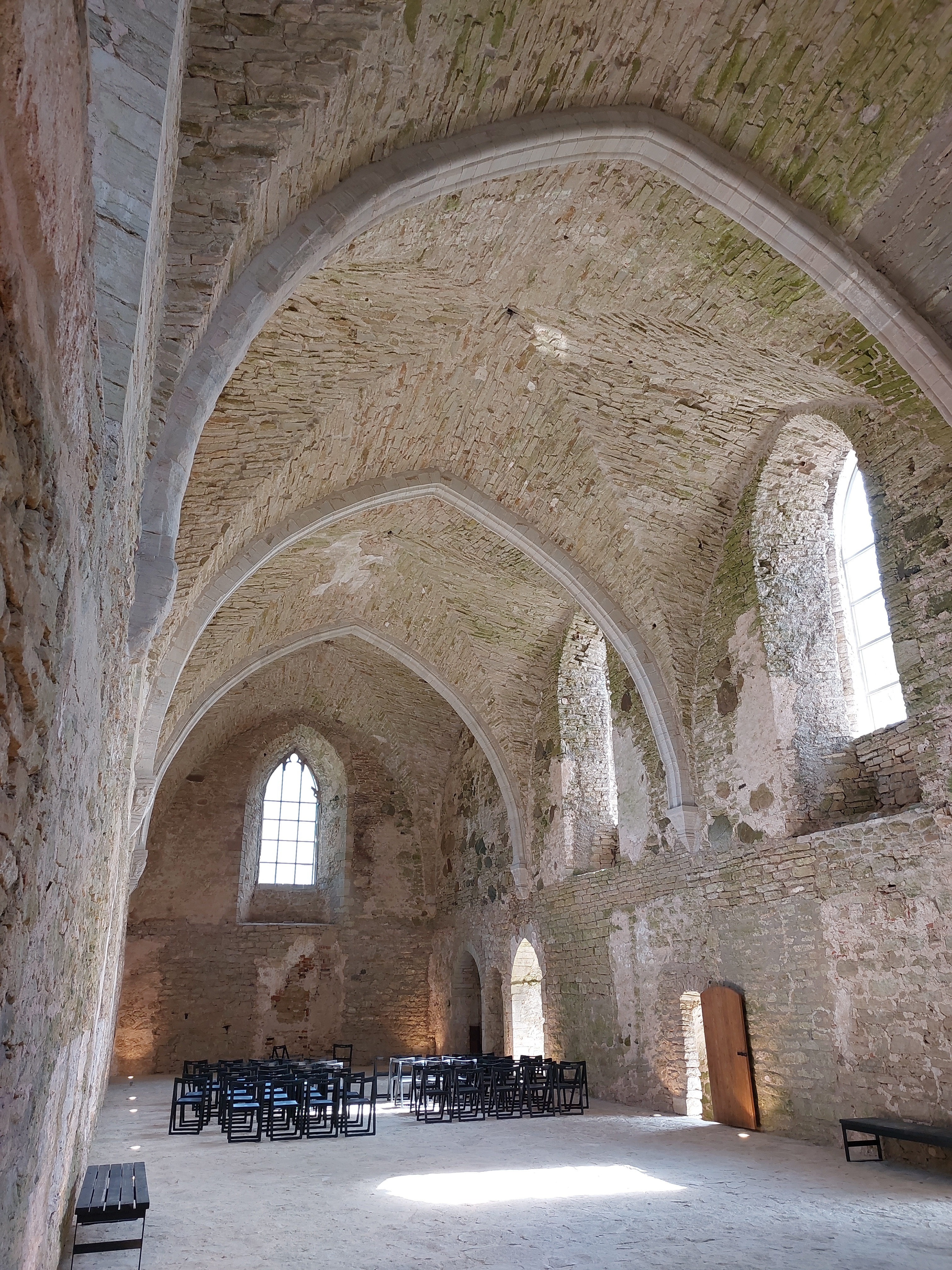 Padise kloostri sisevaade rephoto