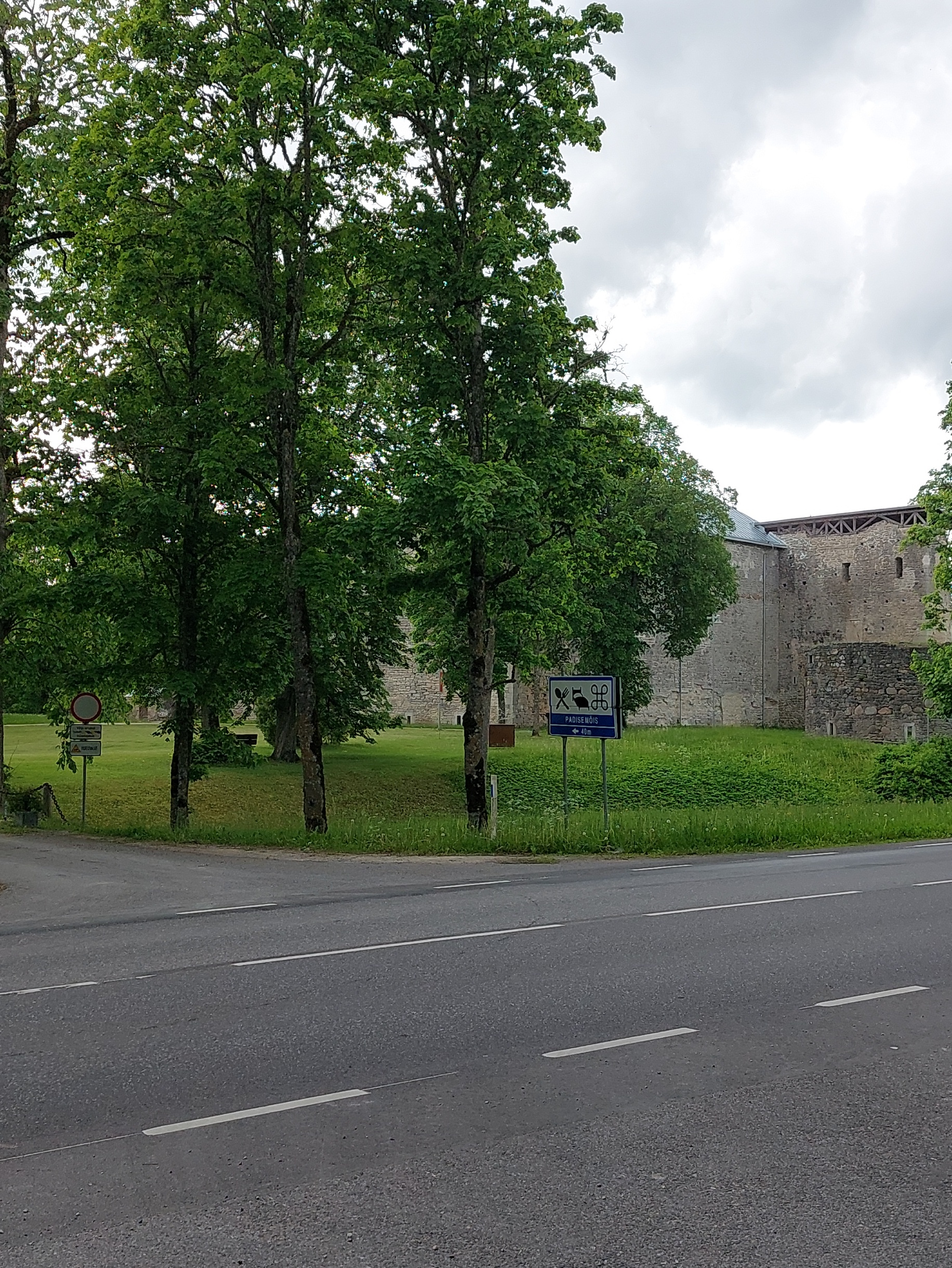 General view of Padise monastery. rephoto