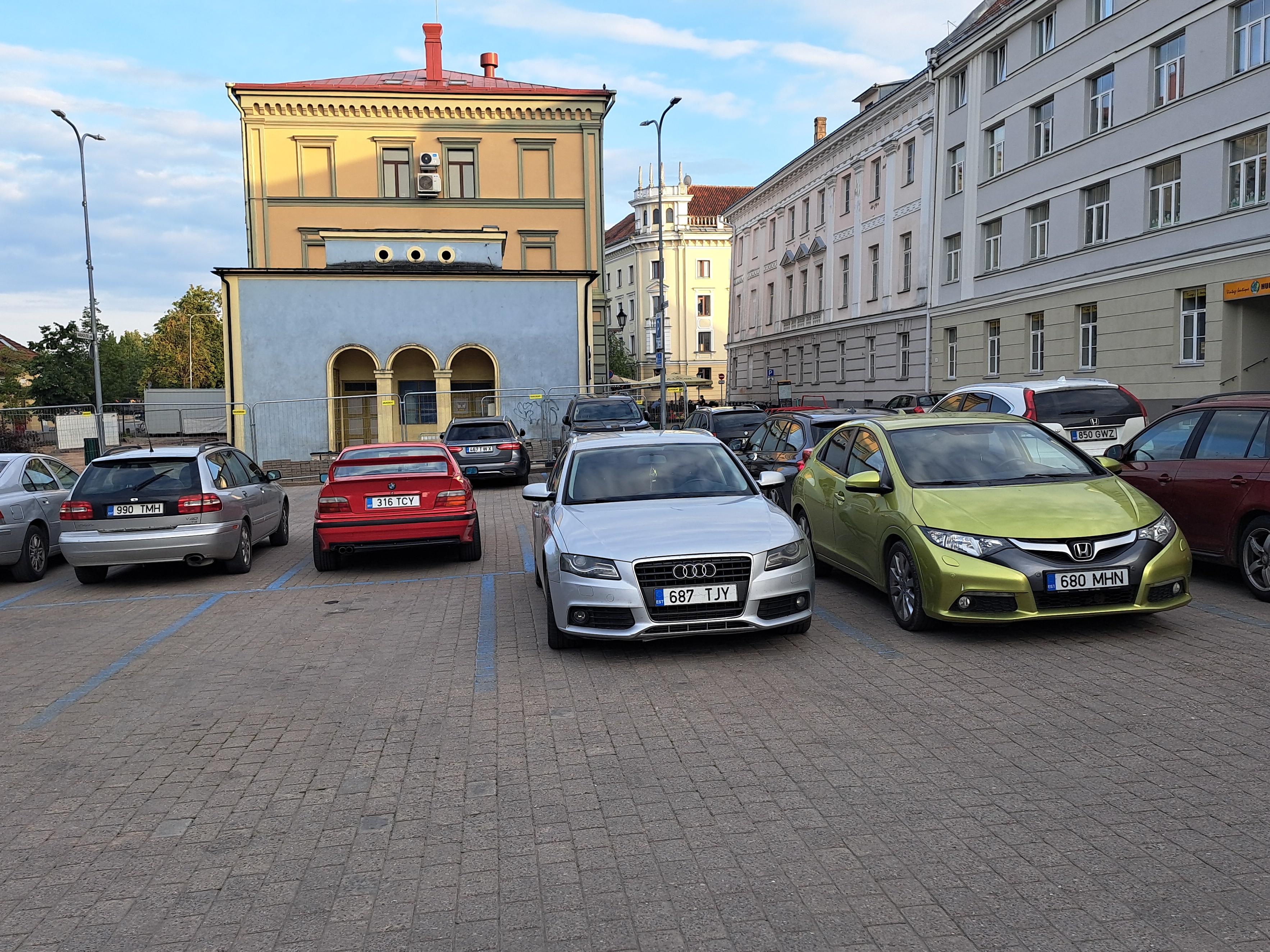 Vaade lihaturu endisele platsile  pärast lihaturu kolimist uude turuhoonesse. rephoto