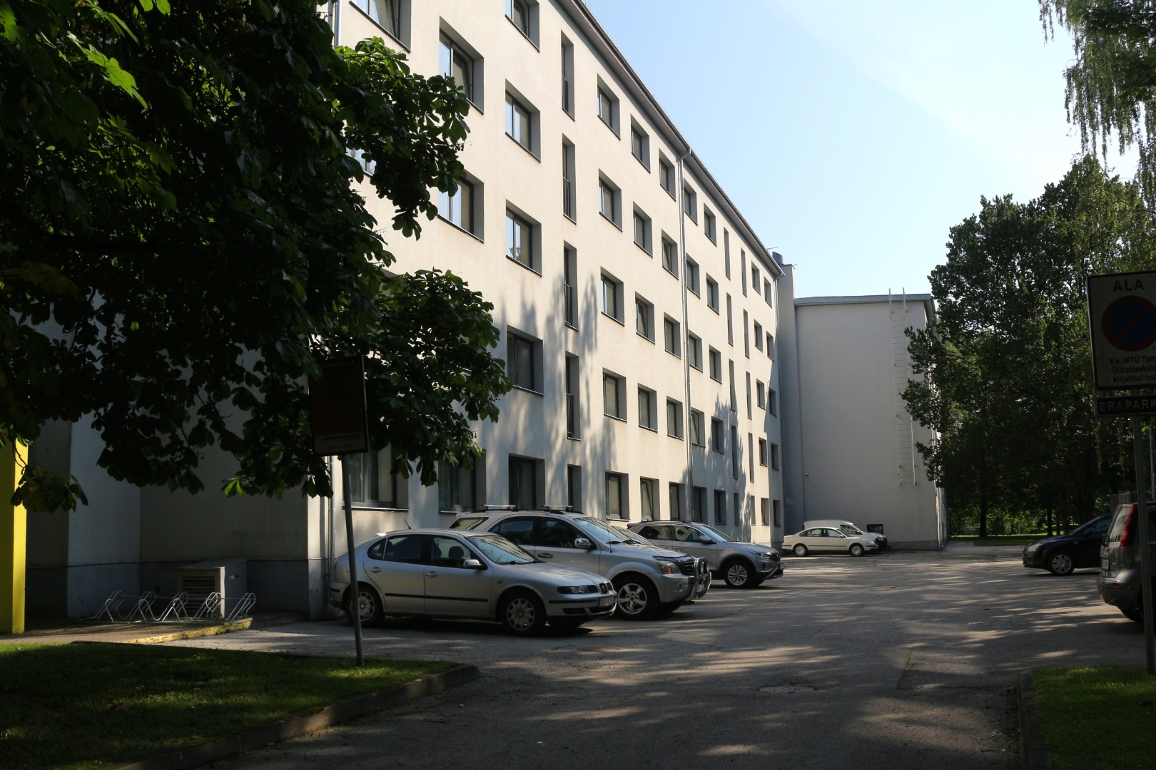 Tartu ülikooli Tiigi t. ühiselamu ehitus. 08. juuni 1961. a. rephoto