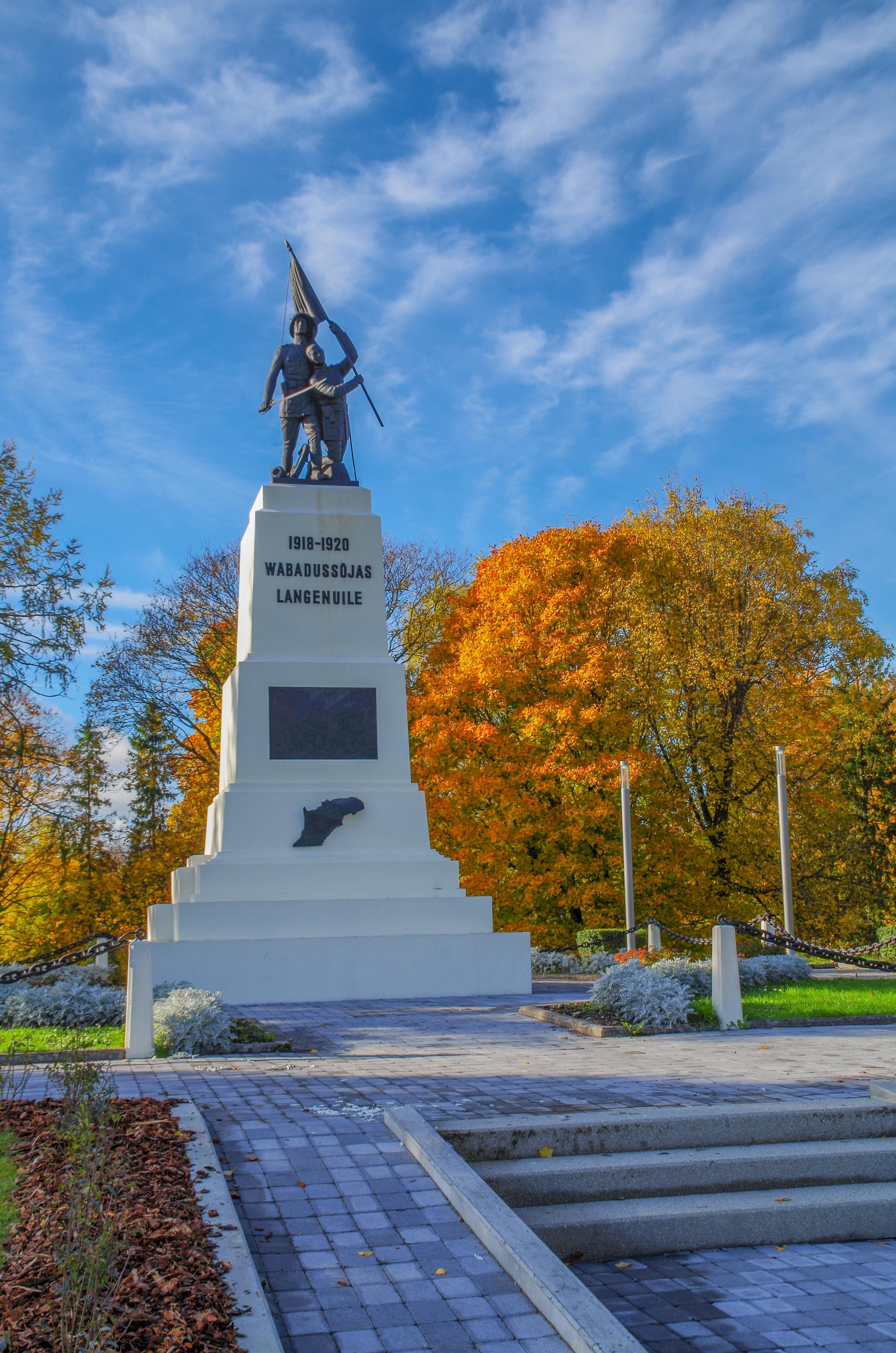 Vabadussõja ausamba taasavamine Rakveres rephoto