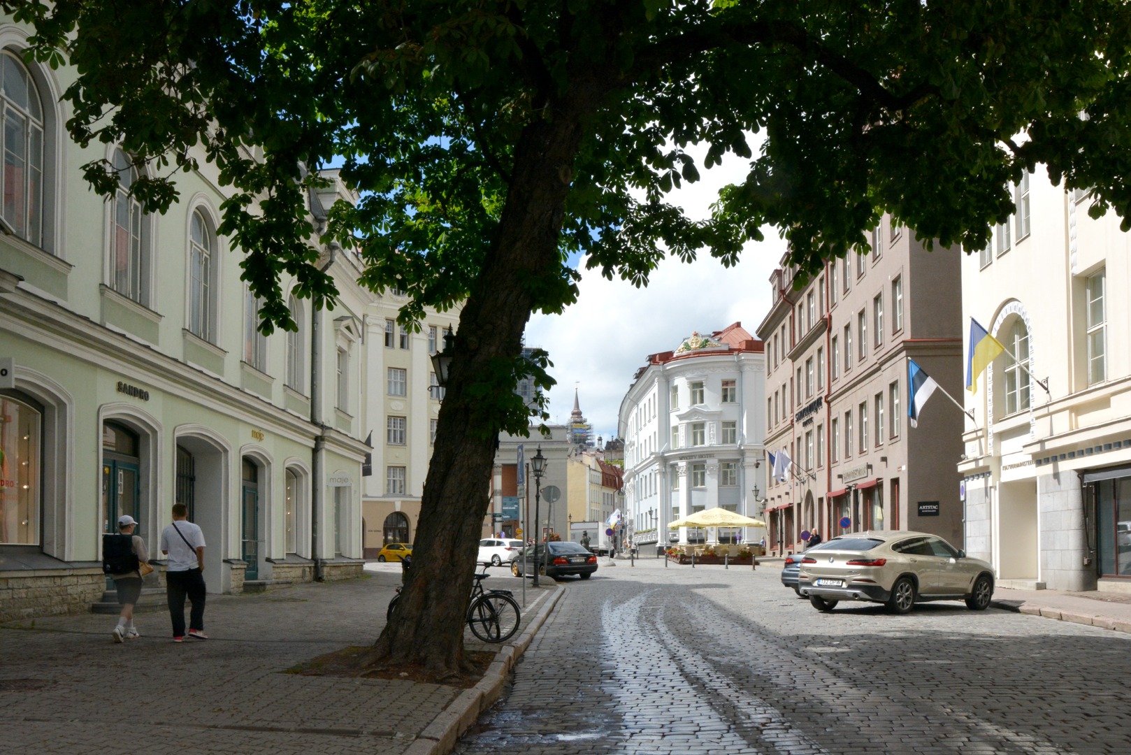 Vaade Karja tänavale rephoto
