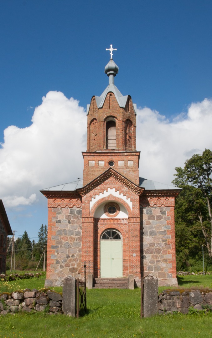 Kergu Orthodox Big Brother Sinaida Church (1875-1878, architect p. Gardenack) rephoto