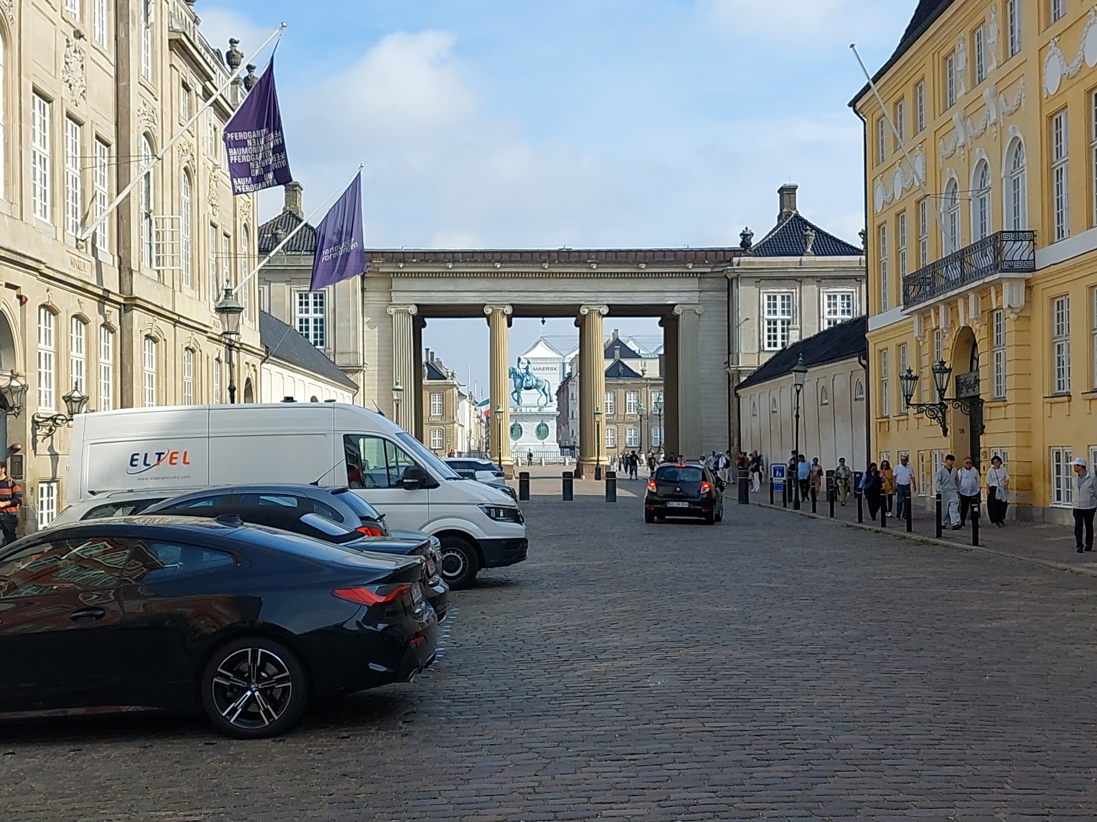 Kopenhaagen: Amaliegade rephoto