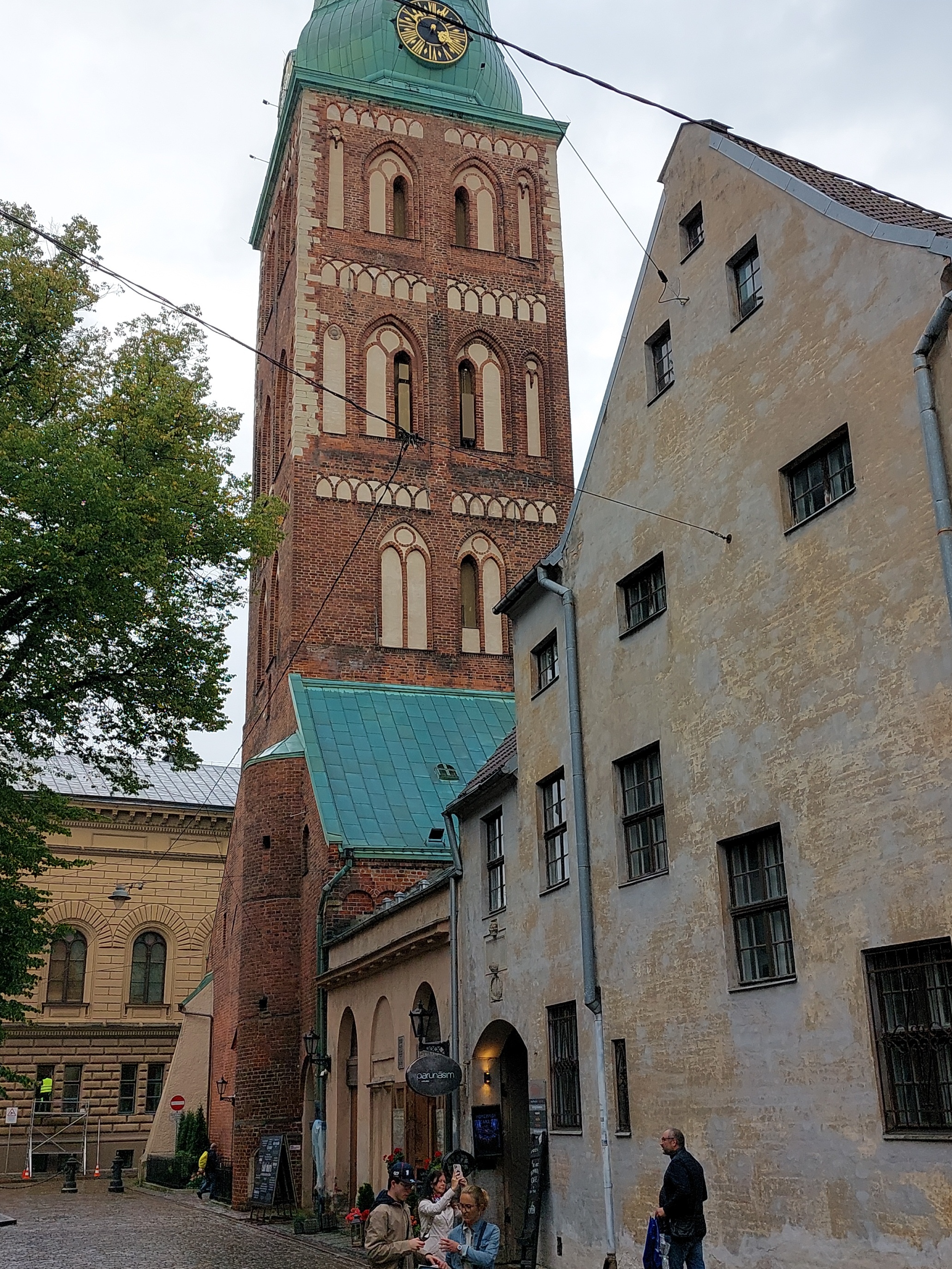 Riia Püha Jakobi kiriku torn rephoto