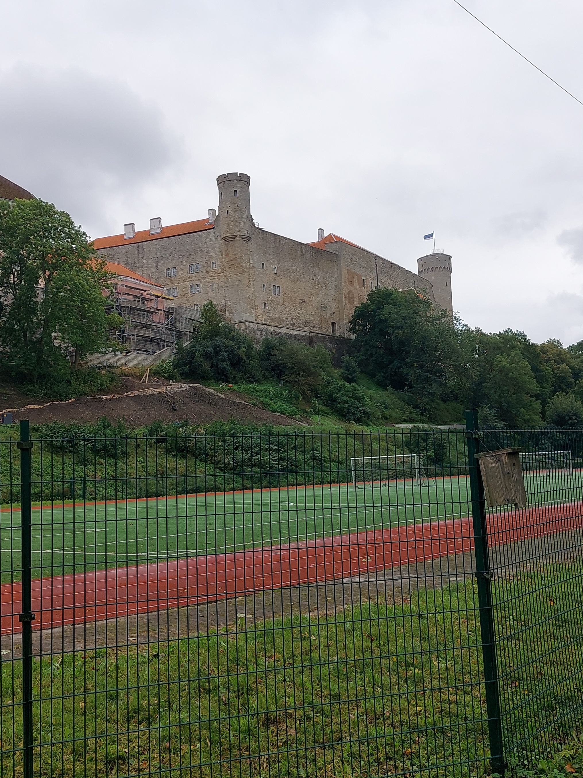 View of Toompea Castle. rephoto