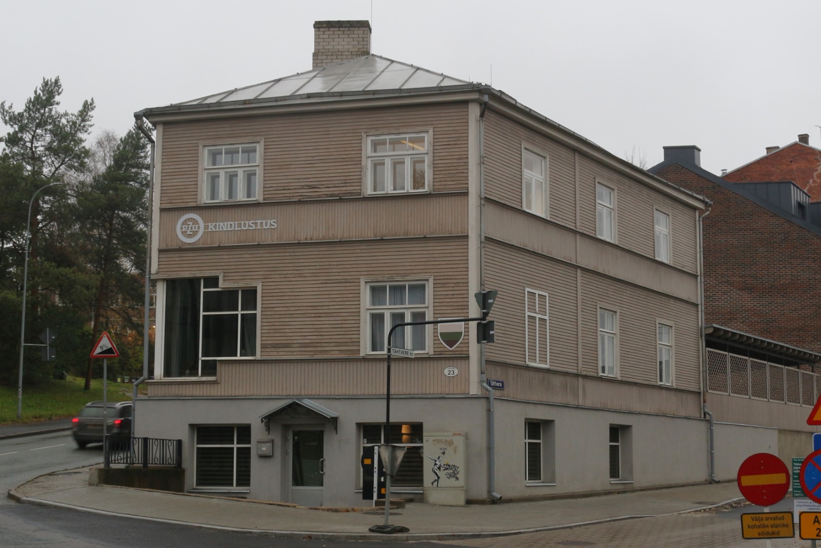 Linnavaade. Jakobi tn 23 Tartus 1992a. rephoto