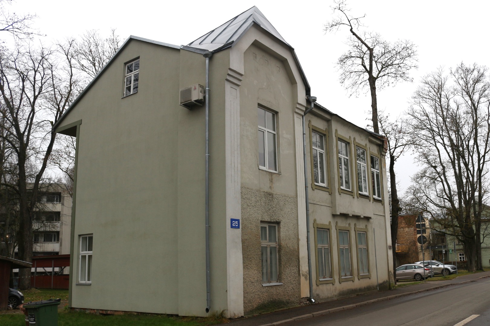 Tartu linnavaade, Veski tänav 1990a. rephoto