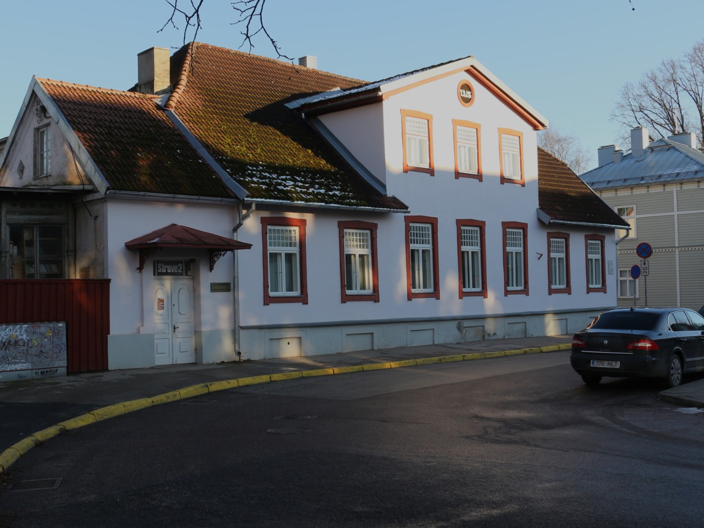 Tartu. Building Struve tn. 2 rephoto