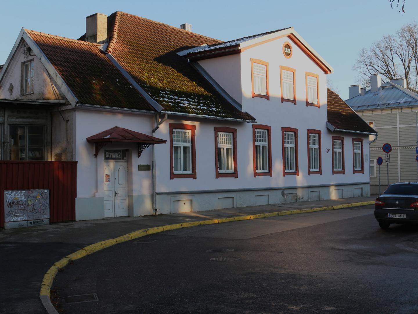 Tartu. Building Struve tn. 2 rephoto