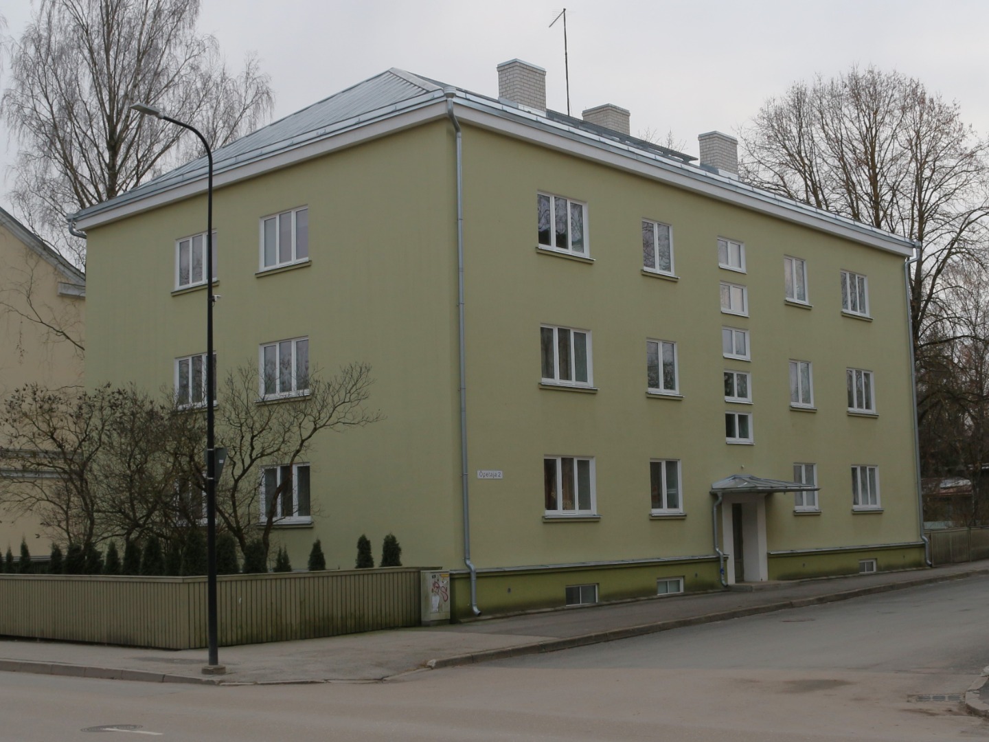 Tartu linnavaade. Elamu Õpetaja 2. 10.12.1959.a. rephoto