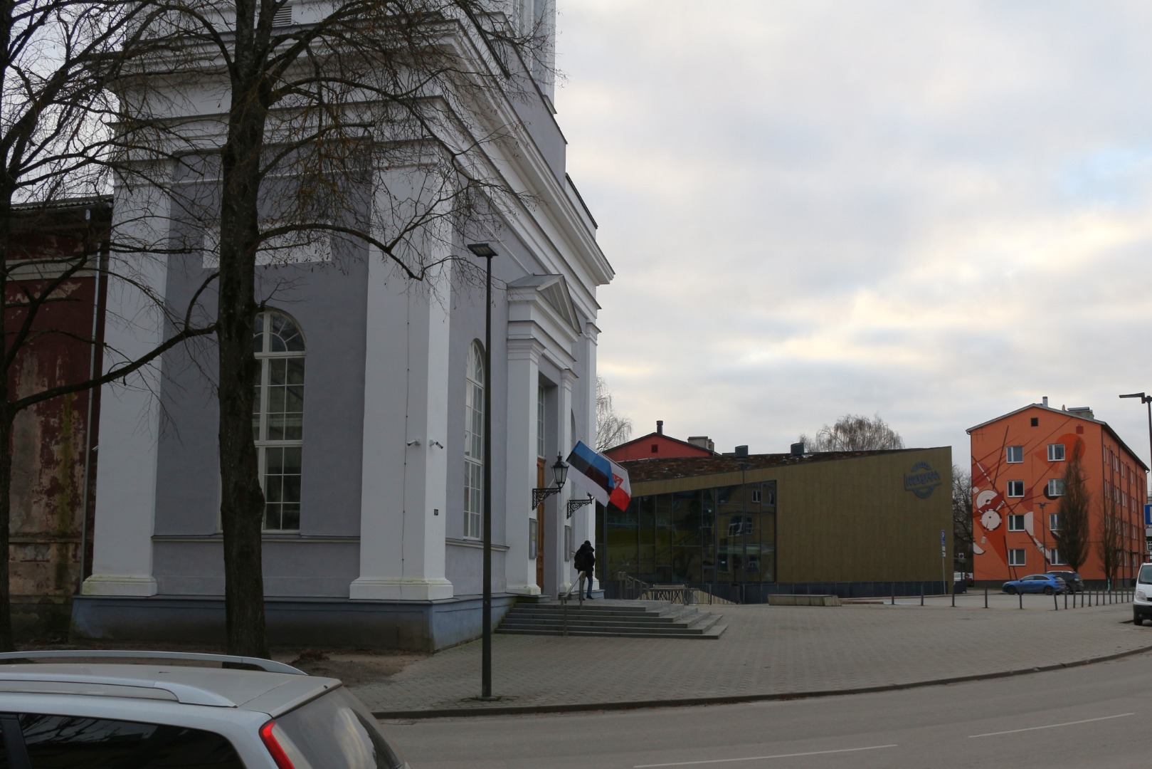 Ümberehitatud Maarja kirik - nüüdne EPA võimla. Tartu, 1961. rephoto