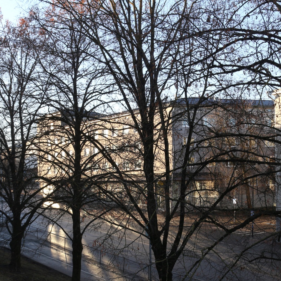 View of the construction site of Riga Street. rephoto