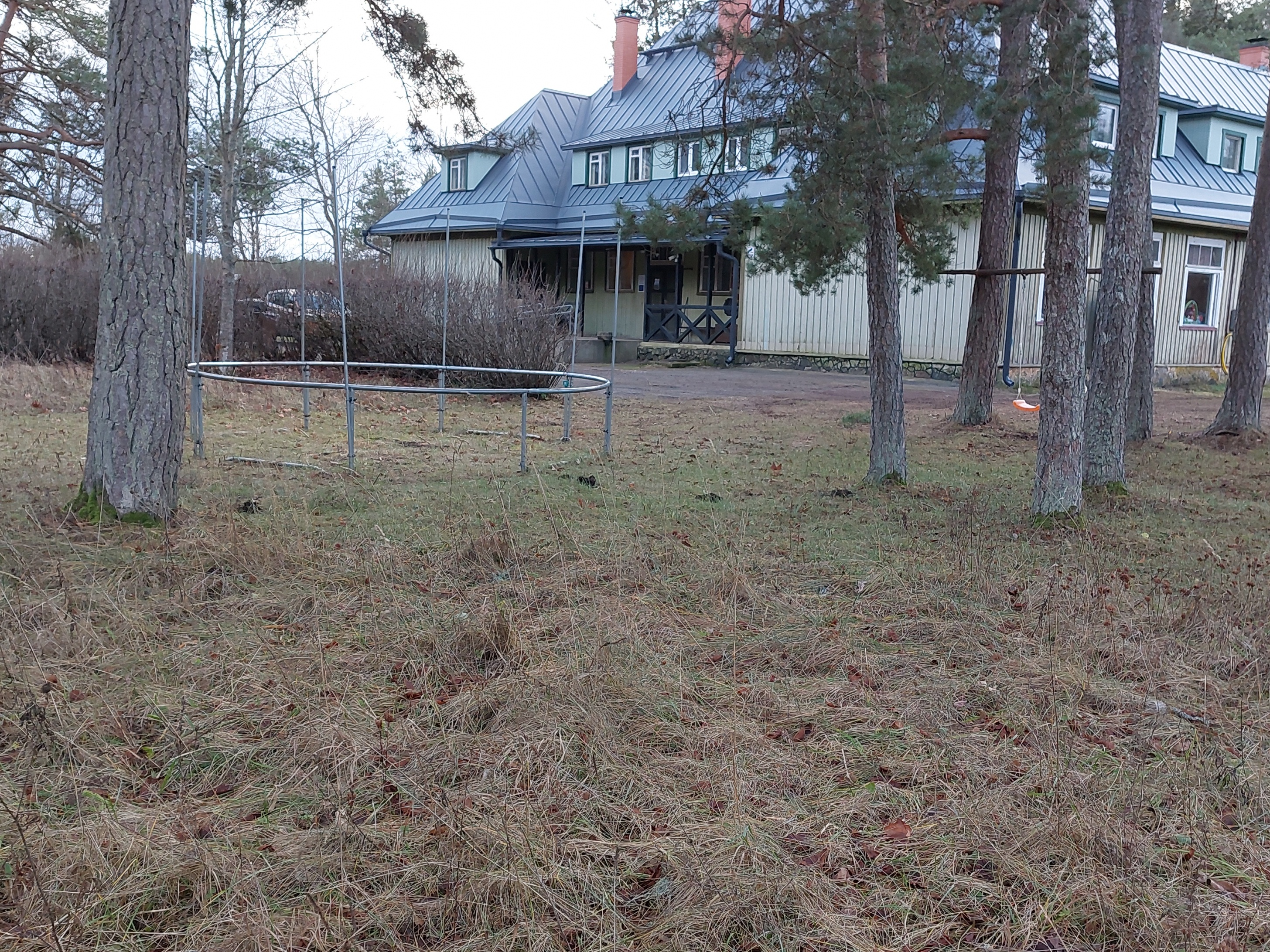 Harju-Risti school house-popular house on Mother's Day. rephoto