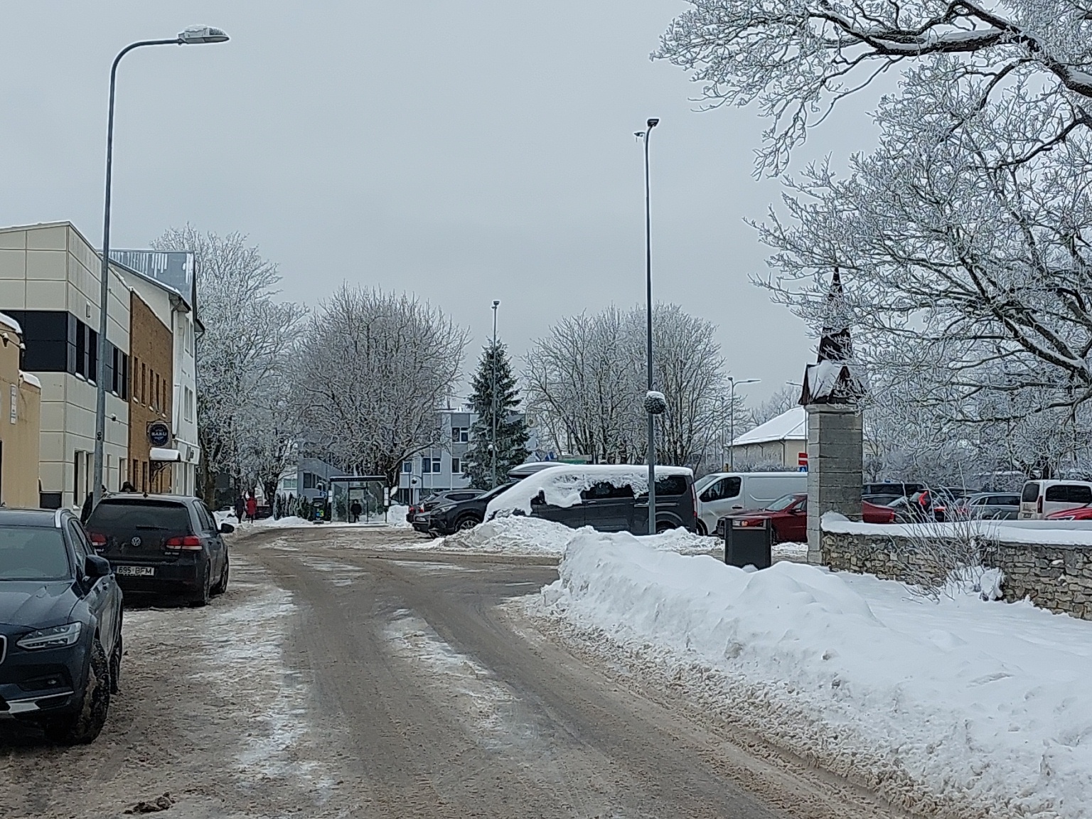 Keila vaade praeguselt Tuula teelt Keskväljakule rephoto