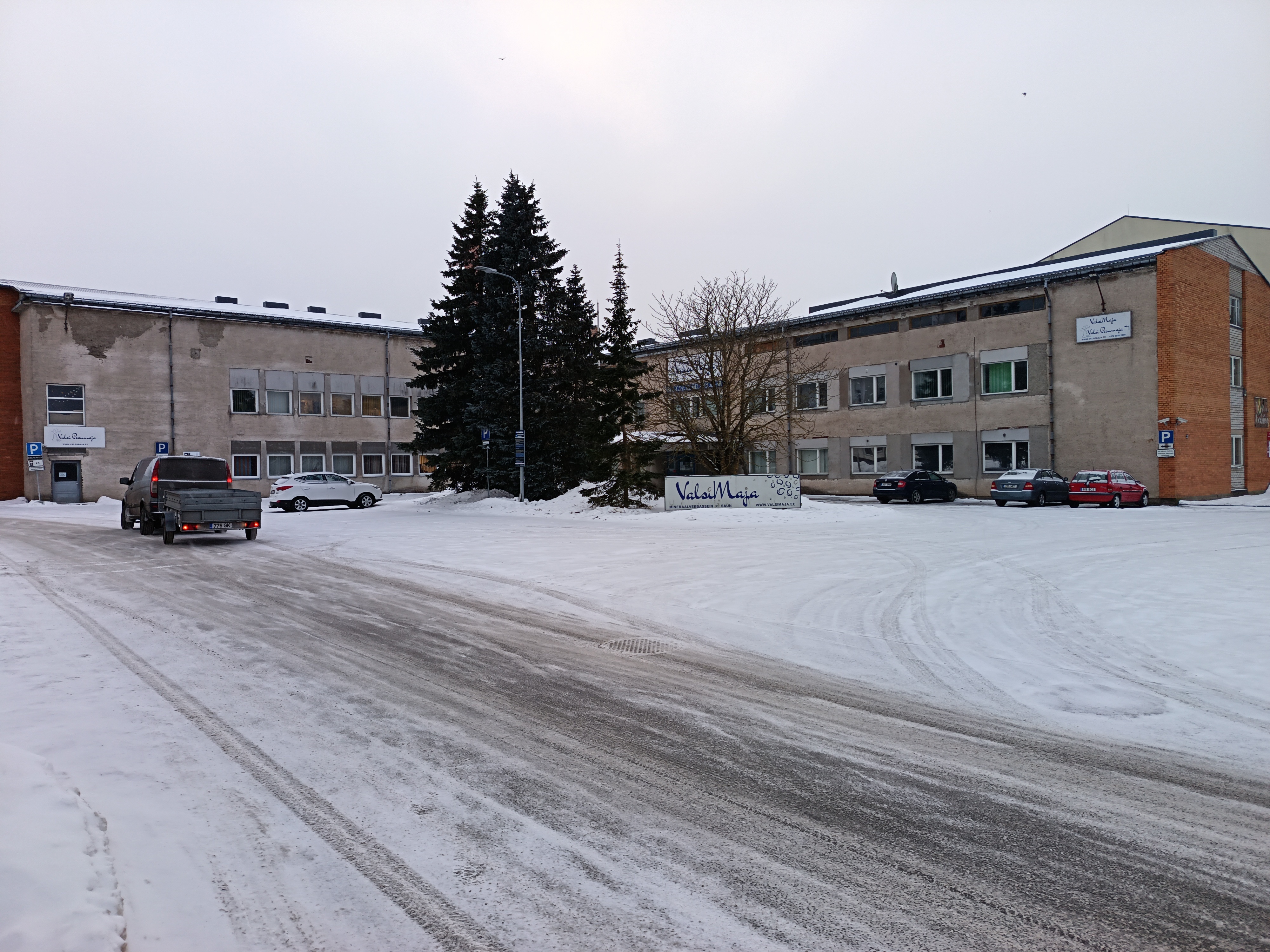Vaade kolhoosidevahelisele sanatooriumile "Kuressaare". rephoto