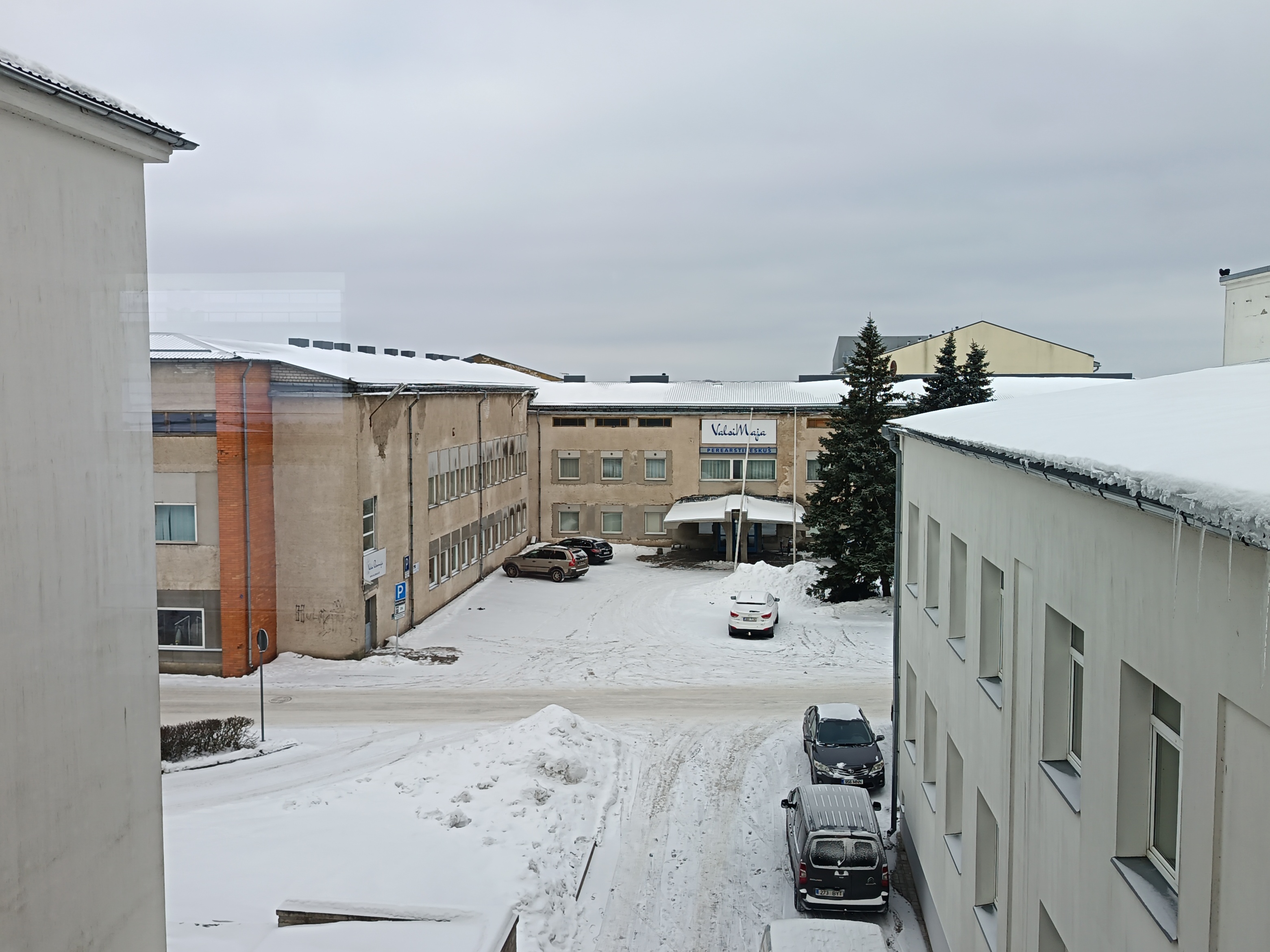 Construction of the inter-Colhosian mud treatment facility in Kingissepa. rephoto