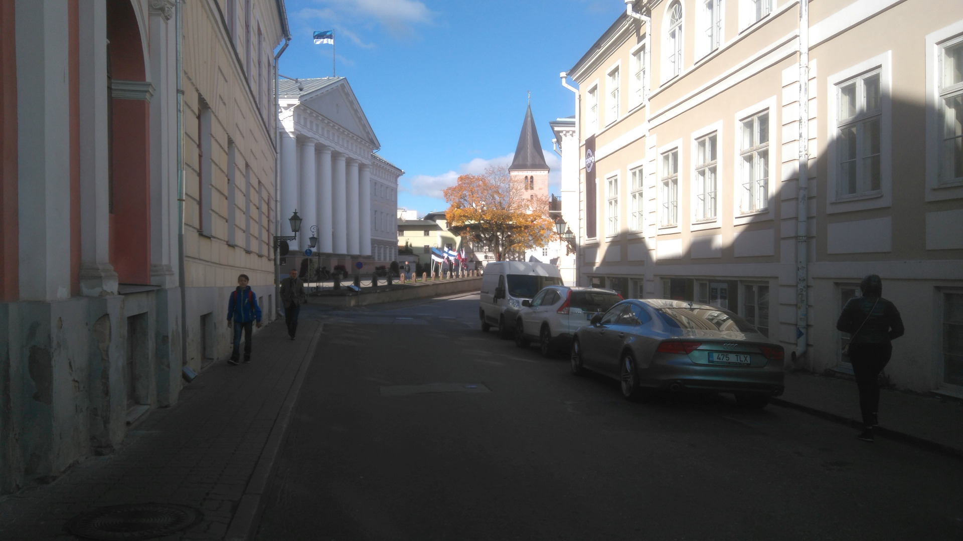 Tartu ülikool ja Jaani kirik rephoto