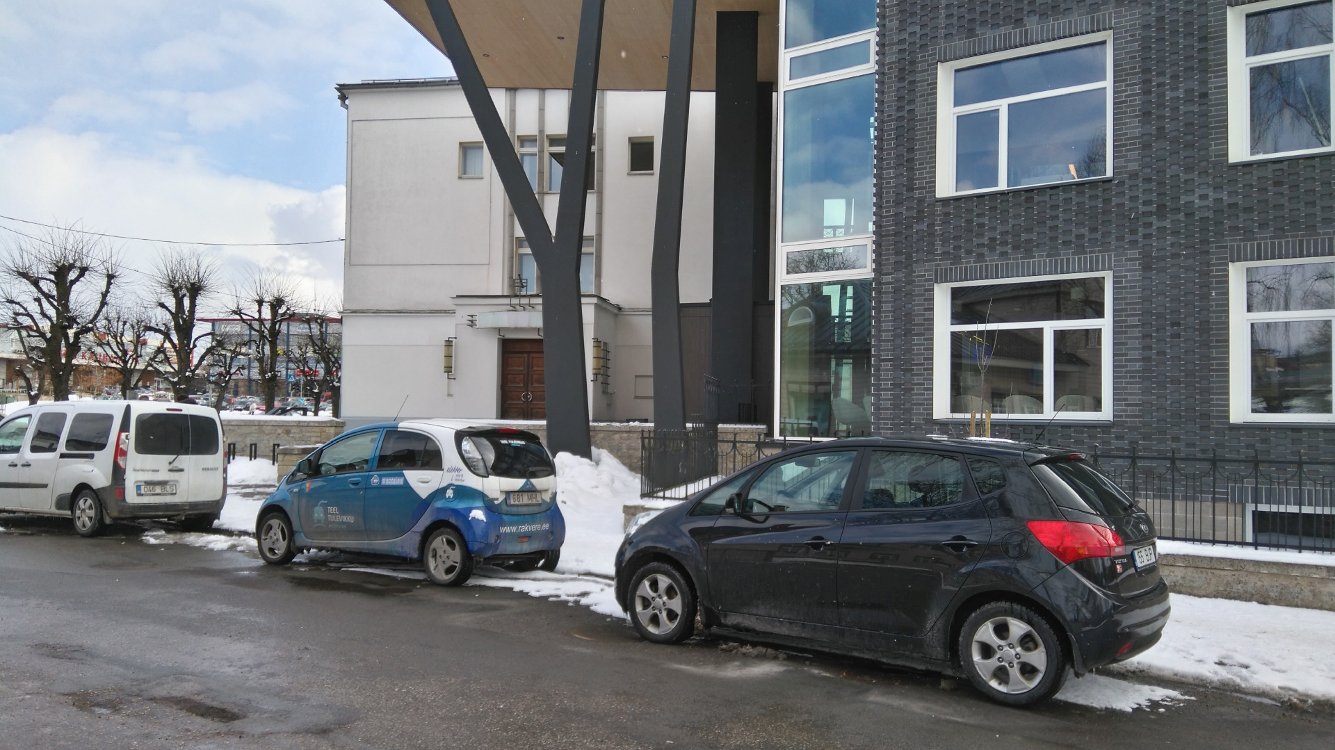 Eesti Panga Rakvere osakonna hoone, vaade hoonele. Arhitekt Ferdinand Adoff rephoto
