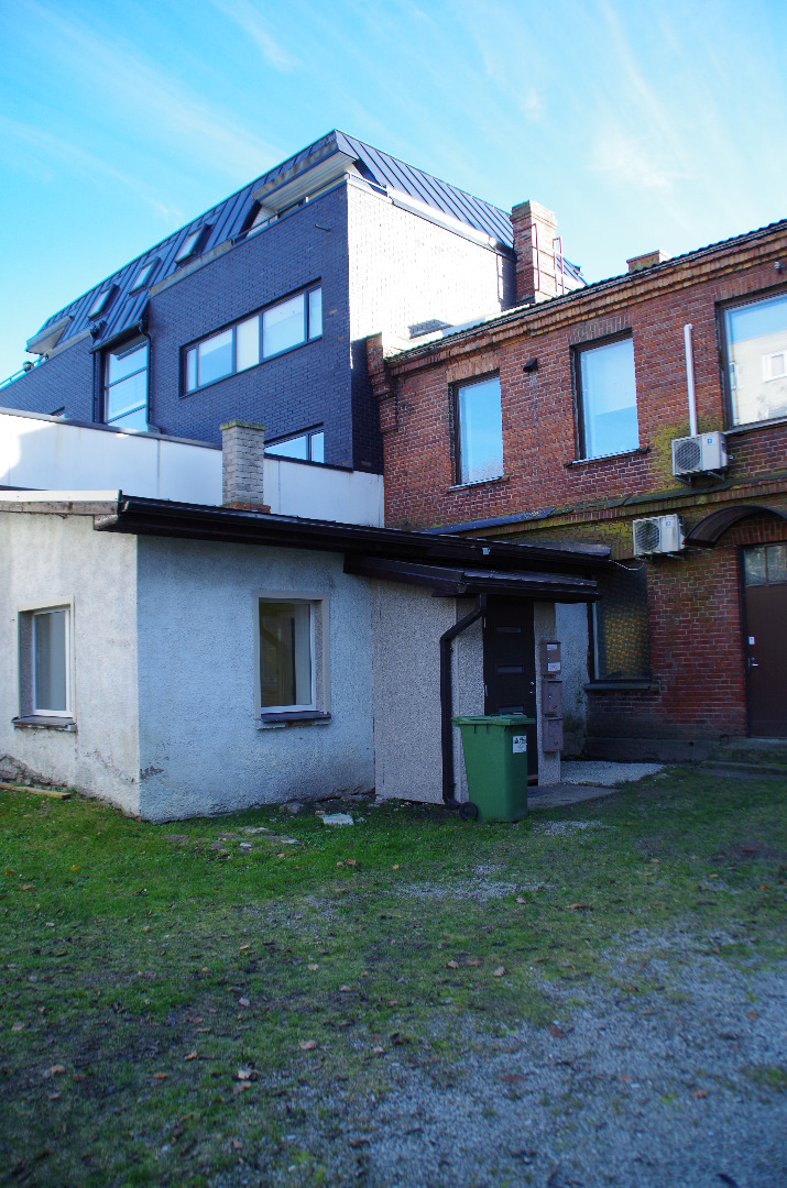 Korterelamu Rakvere keskväljakul, vaade hoonele. Arhitekt Katre Rajur rephoto