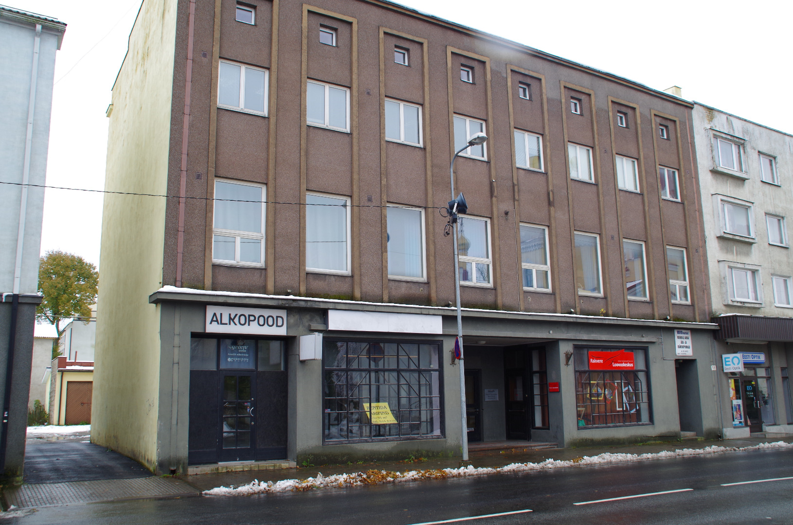 Rakvere Ühispank, vaade hoonele. Arhitekt August Volberg rephoto