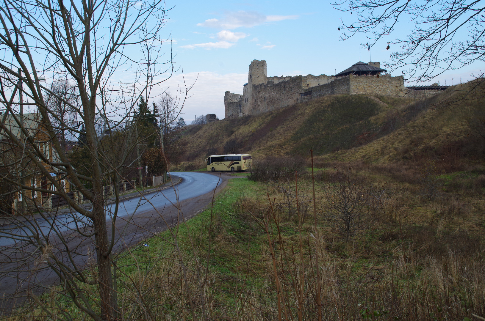 Postcard. Castle removables in Rakveres. rephoto