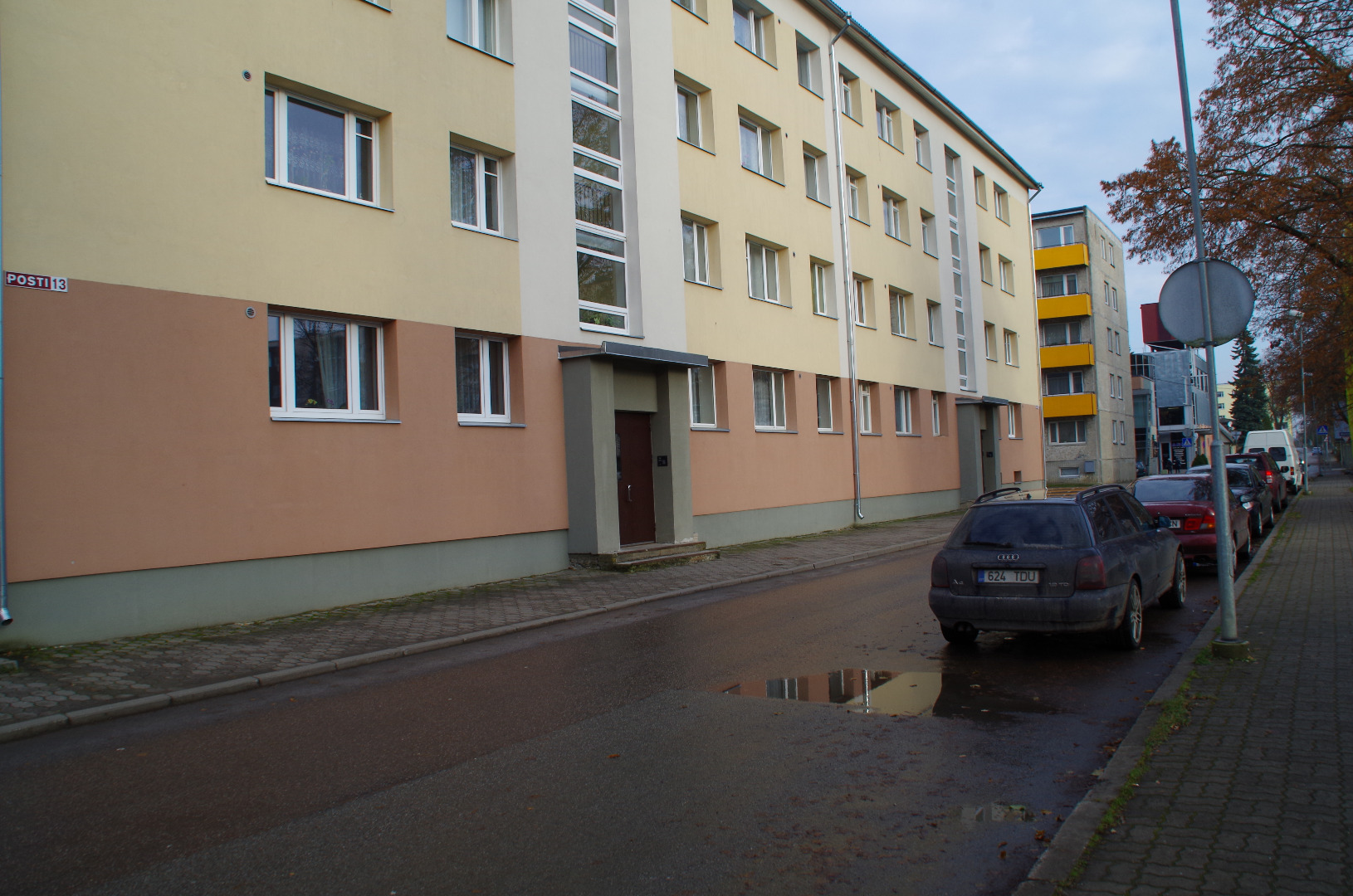 Rakvere Women's Gymnasium building rephoto