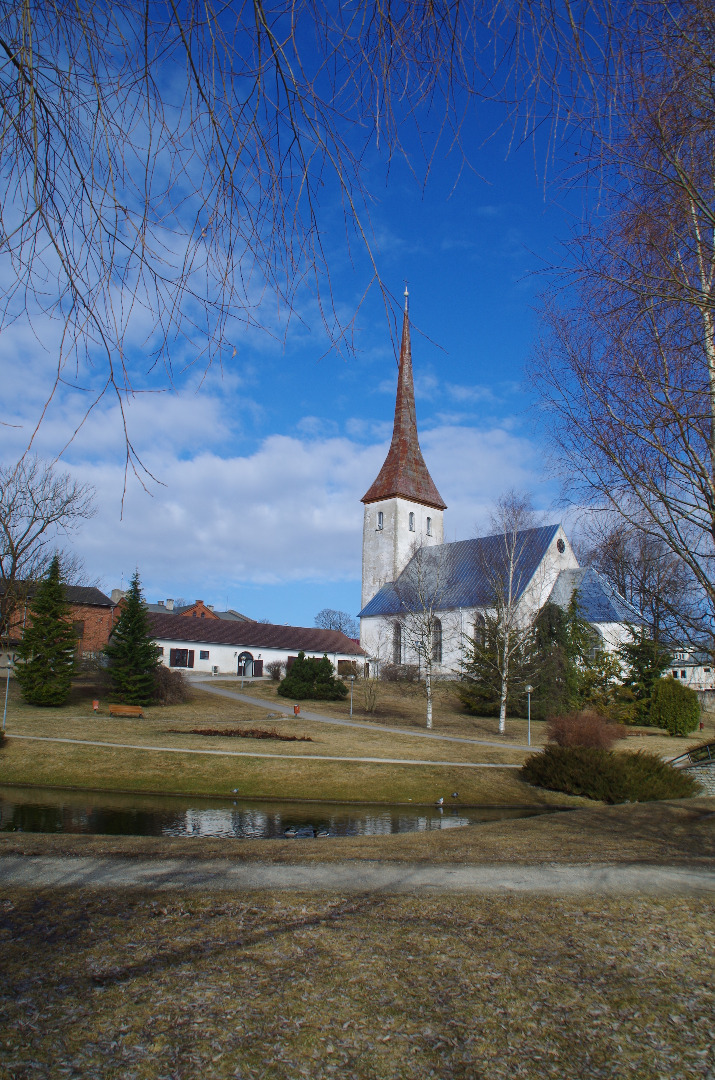 Vaade Rakvere kirikule rephoto
