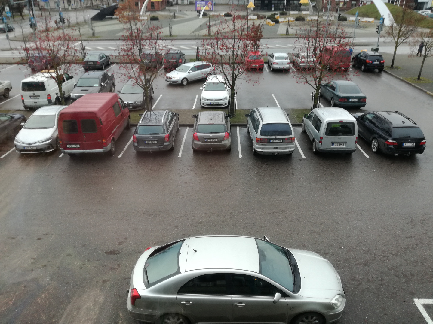 Miting before traveling to the Baltic chain on the Rakvere Market Square rephoto