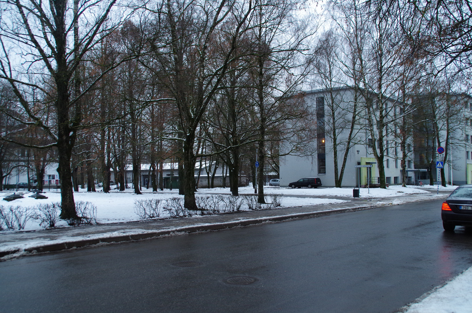 Tartu. Building of the German Hand Workers Society on Tiigi Street rephoto