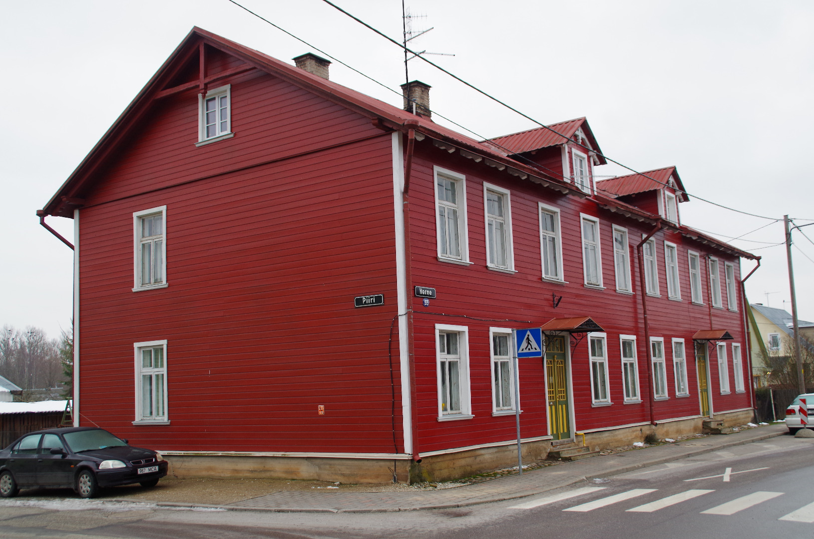 Tartu, Herne 55, built around 1890. rephoto