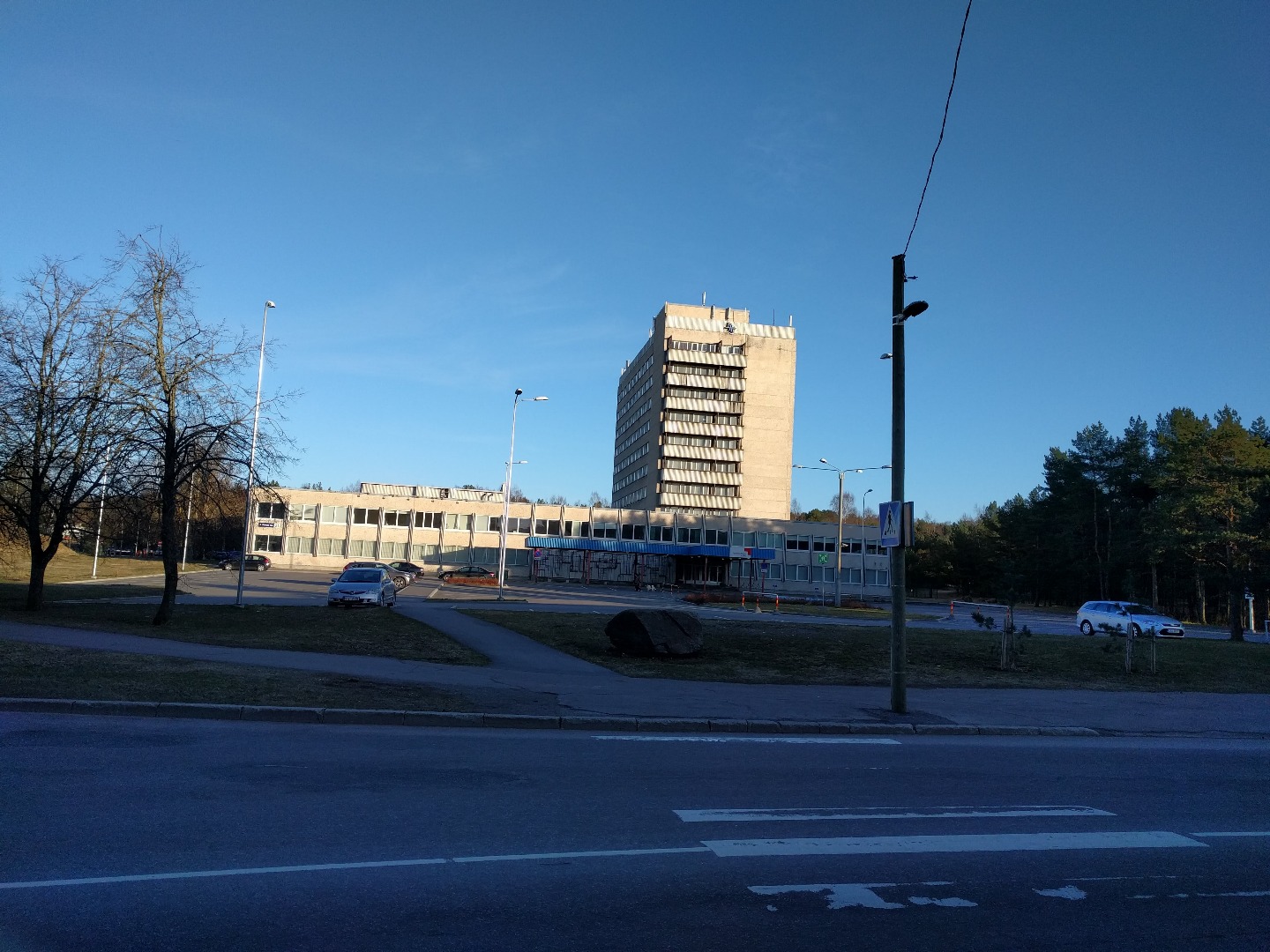 Building in Tallinn at the corner of Sütiste tee and Tervise Street in Tallinn rephoto