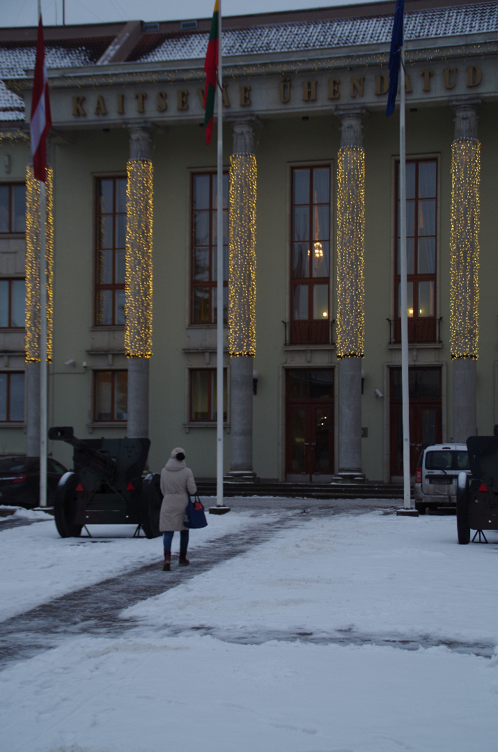 Located in front of Riga tn 12 (Estonian Academy of Agriculture) and V.I. Lenini monument rephoto