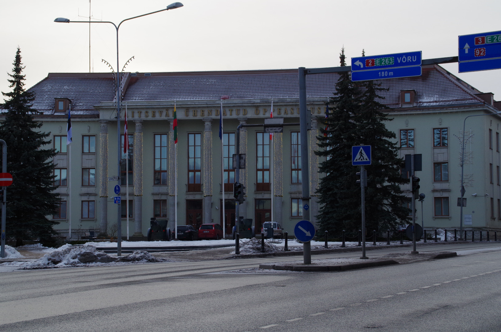 Tartu. Building of the Estonian Academy of Agriculture rephoto