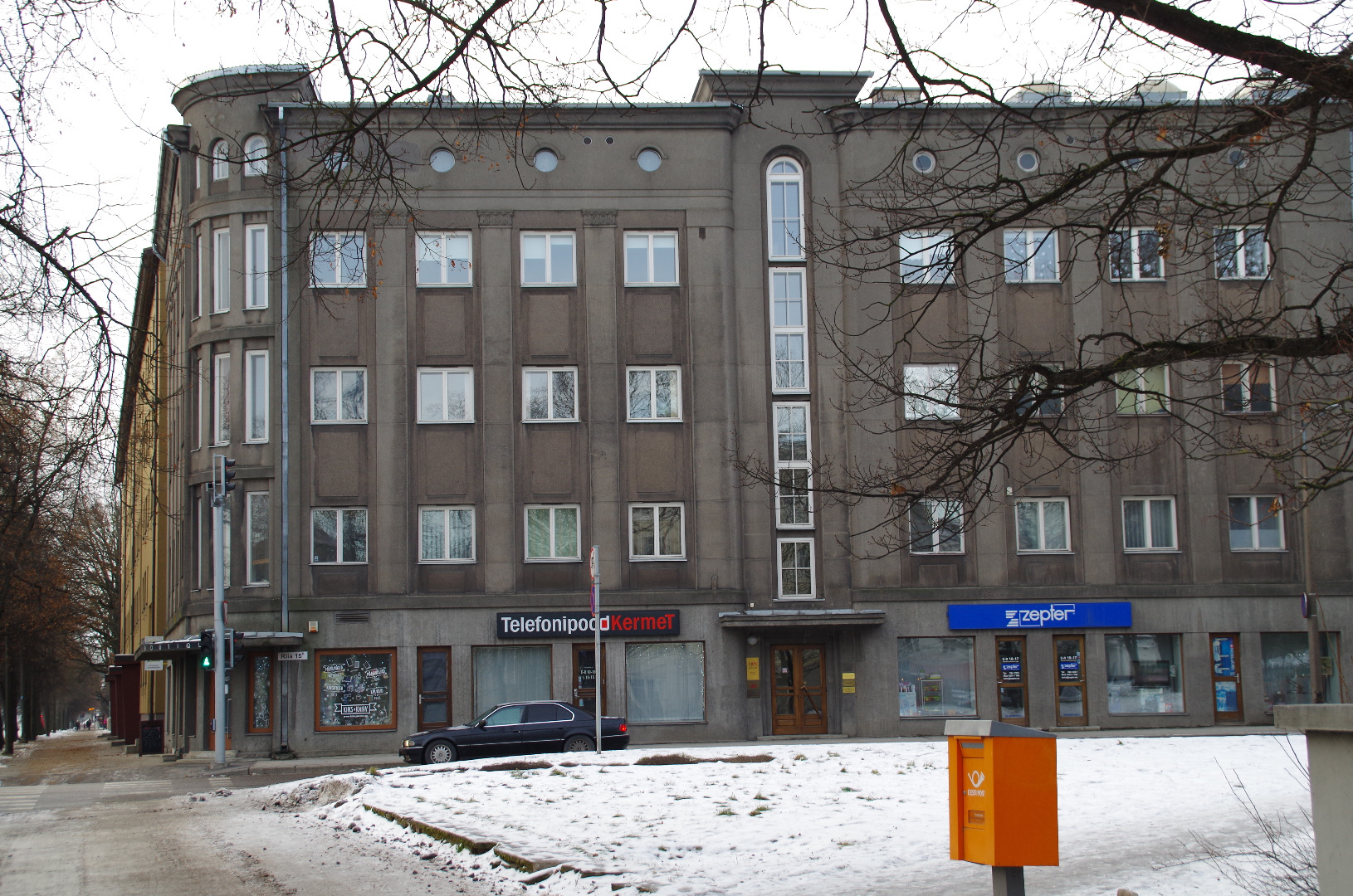 Riia 15b (arh A. Matteus). Tartu, 1975-1980. rephoto