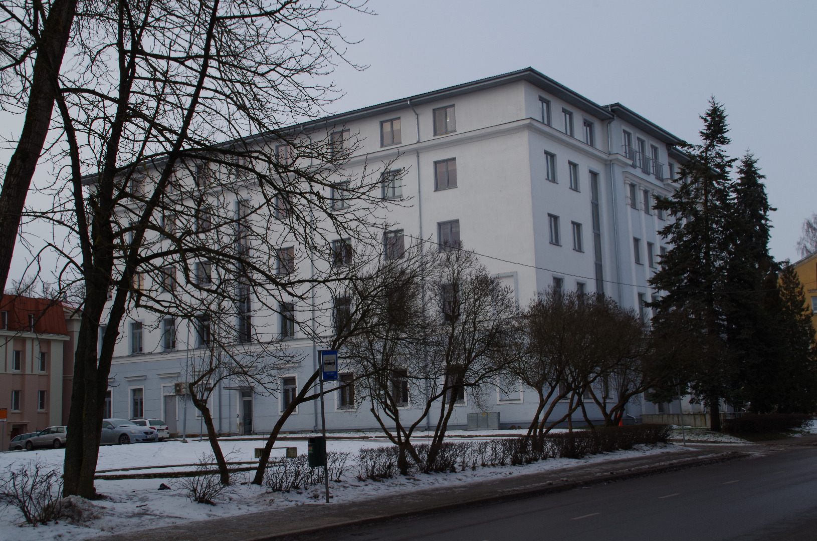 At the corner of the joint venue of the University of Tartu, Vanemuise and Pälson t. rephoto