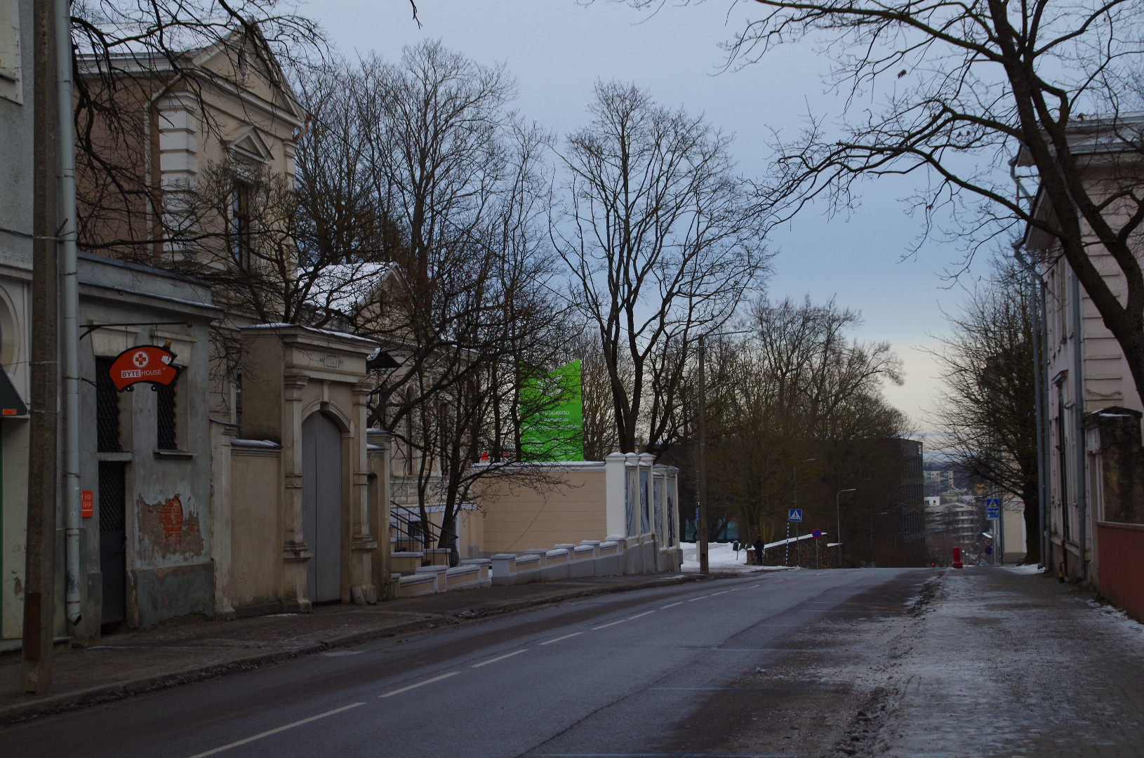 Garden Street (current Vanemuise tn) rephoto