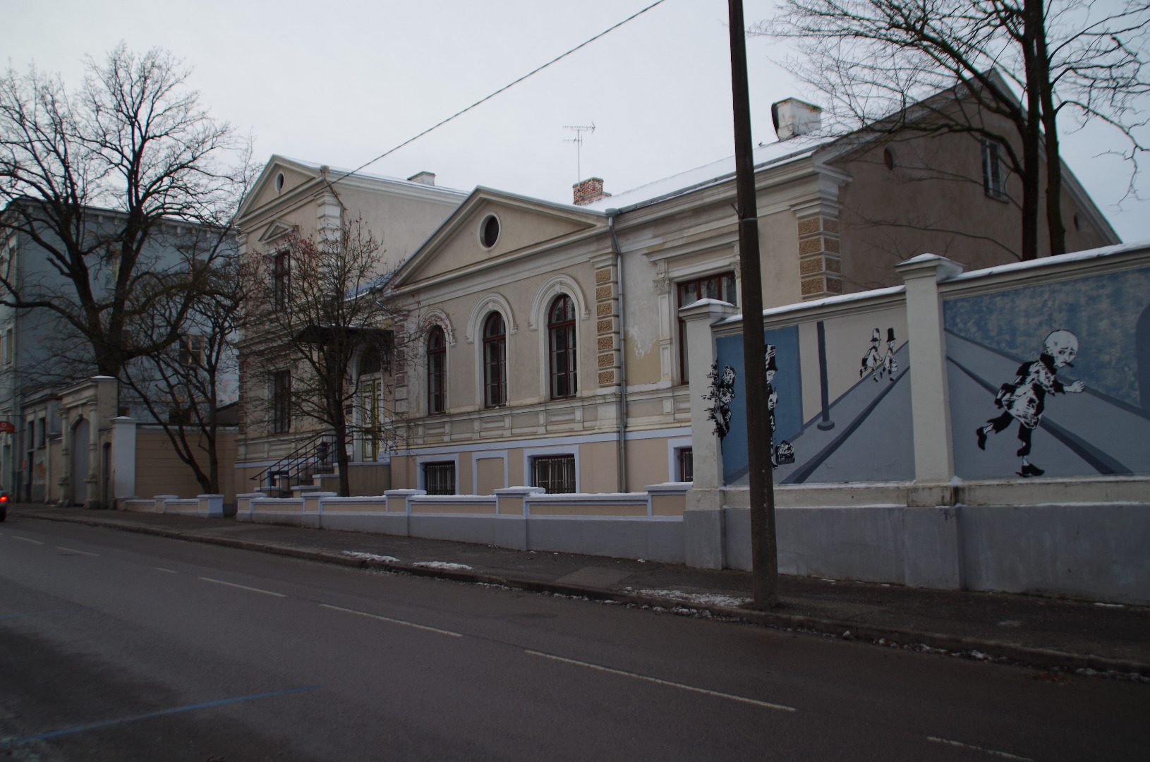 The former KGB house and the current Tartu Writers' House on Vanemuise Street rephoto
