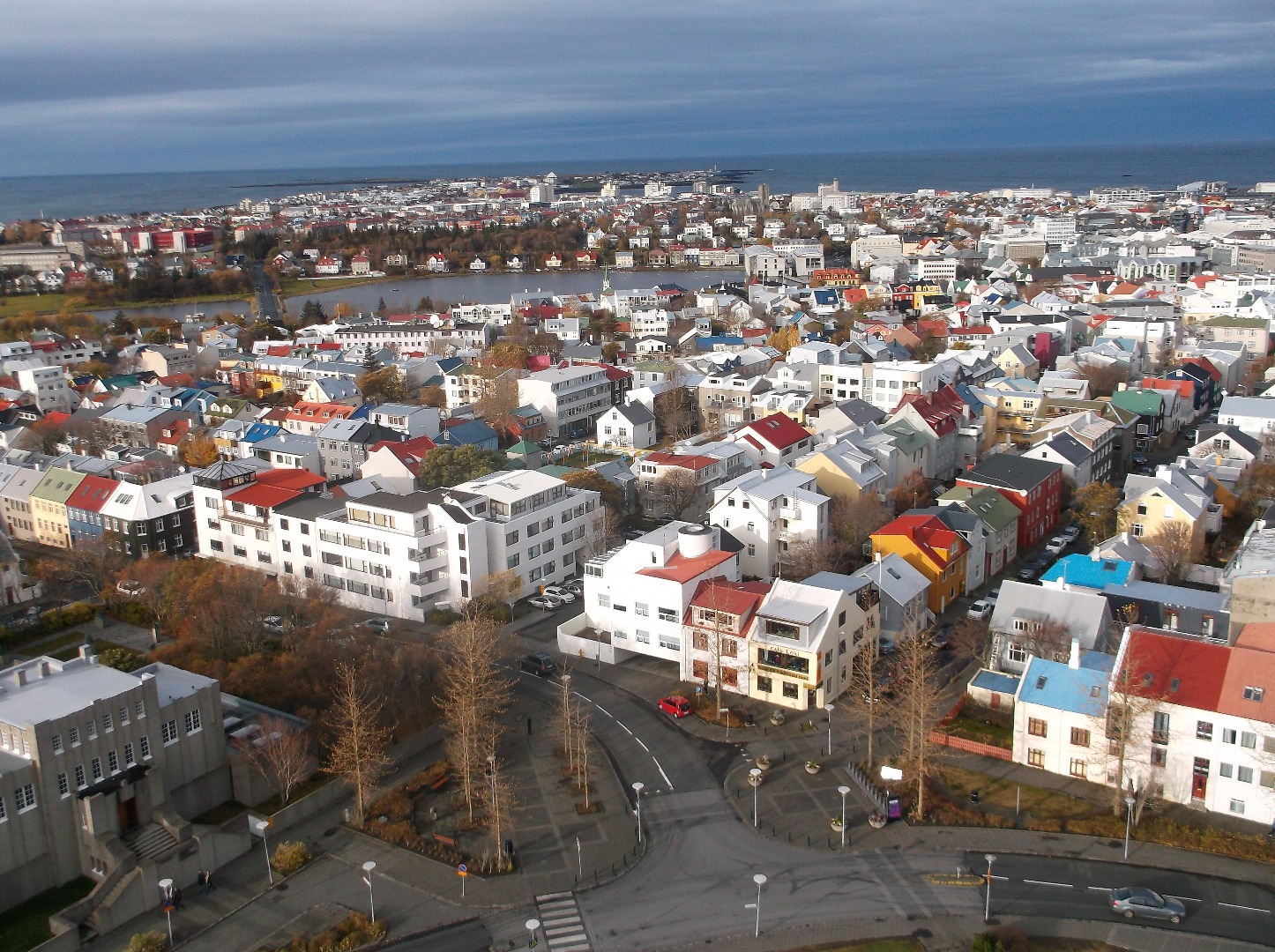 Reykjavík, Tjörnin, 1919 rephoto