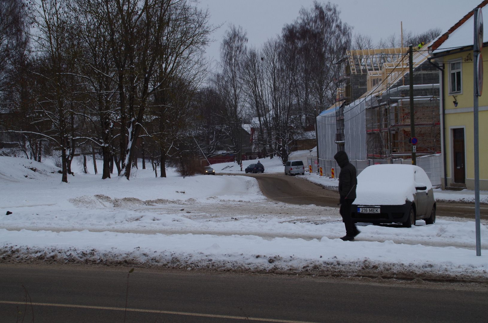 View Star and Hope tn. From the corner to the Park Street, see the restored Park sauna (in front plan). Tartu rephoto