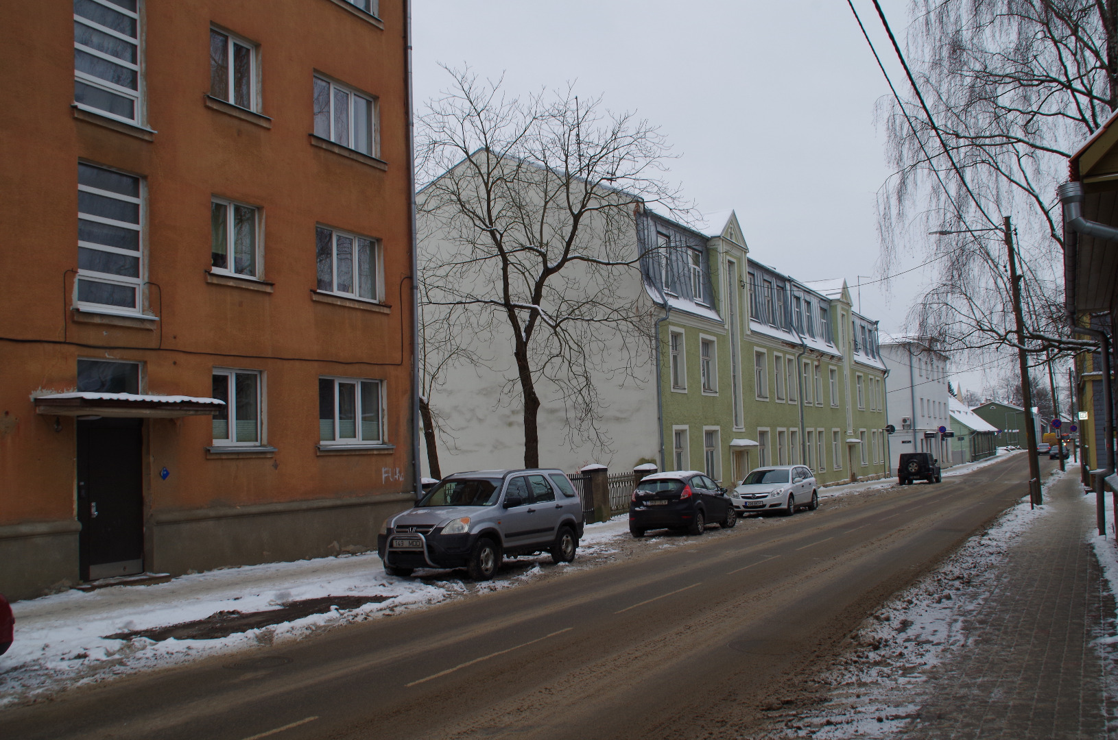Tartu. Building, Kalev tn. 18, where the apartment of the corporation "Hasmonea" ( apartment 2) rephoto