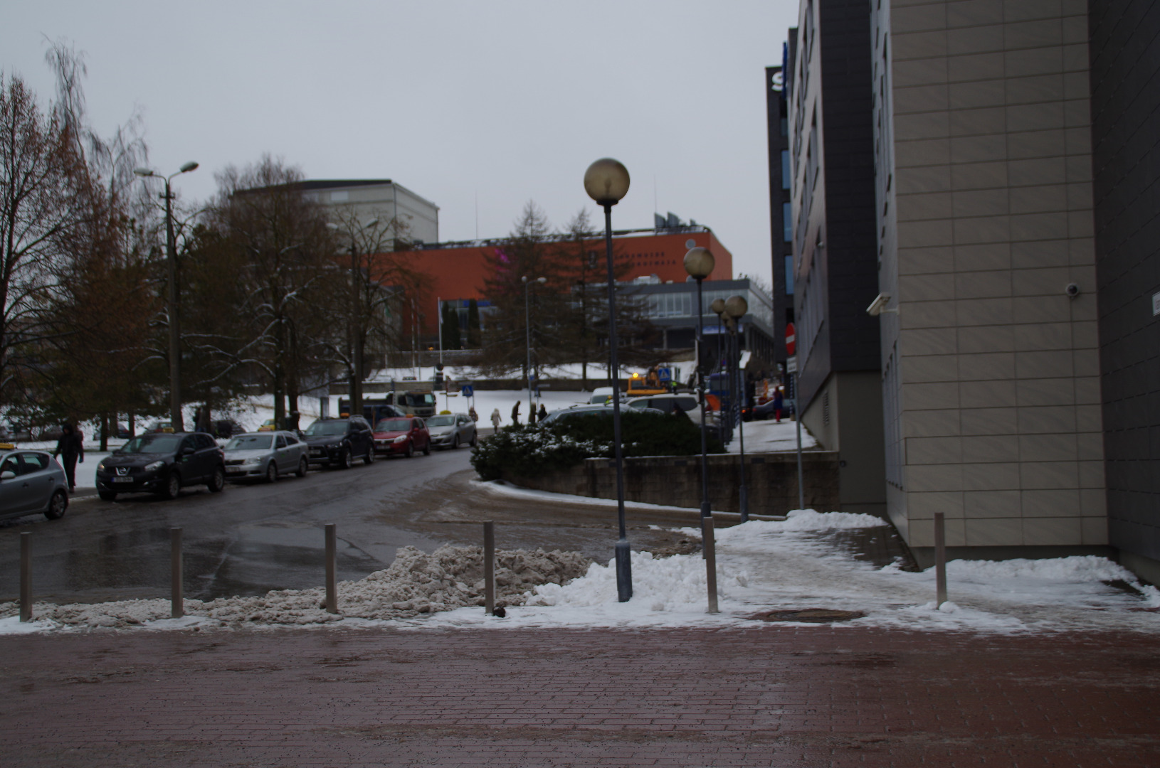 Teater Vanemuine: varemed; vaade Uueturu t poolt. Tartu, u 1946-1950. rephoto