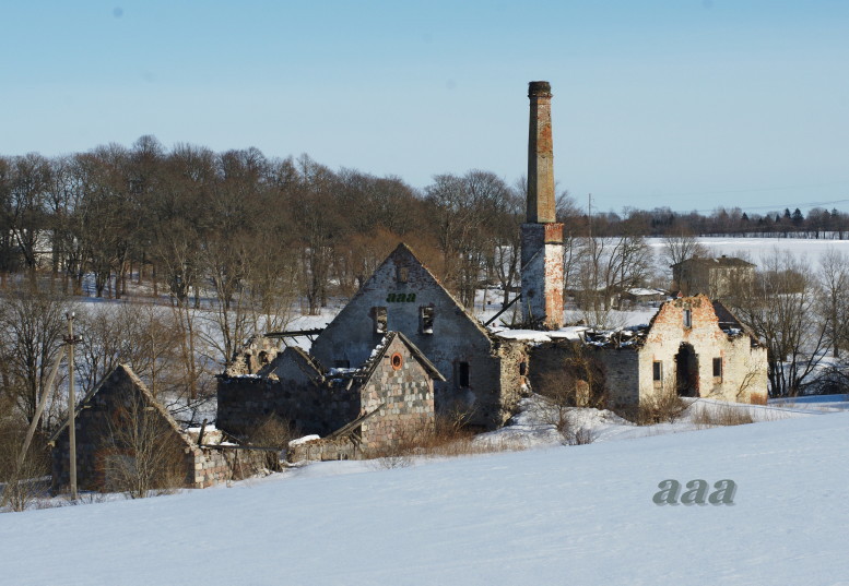 Neeruti manor winery Lääne-Viru county Kadrina county Neeruti village rephoto