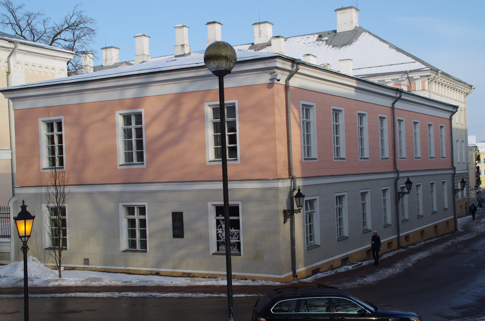 Tartu. Wing of the main building at the University of Tartu. During the 19th and 20th centuries rephoto