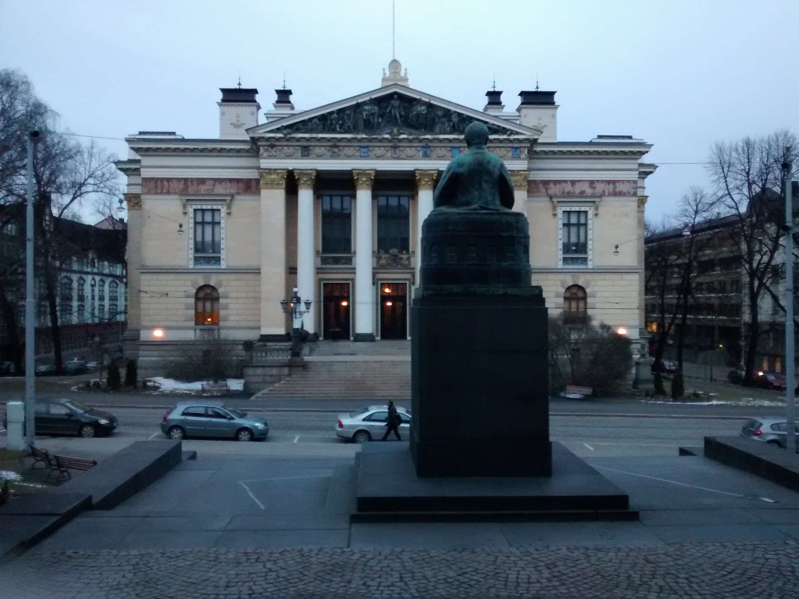 Ständerhuset vid Snellmansgatan. (1890-1910) rephoto
