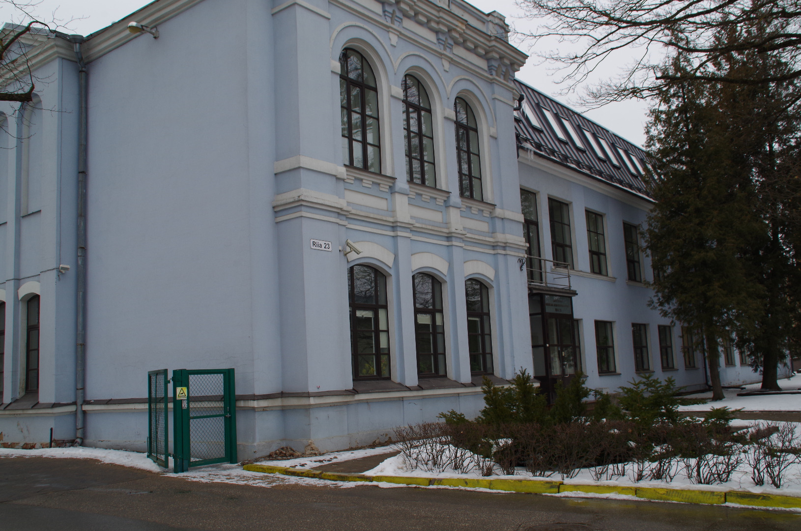 Tartu. Building of the military teaching cathedral of the University of Tartu Riga t. 23 rephoto