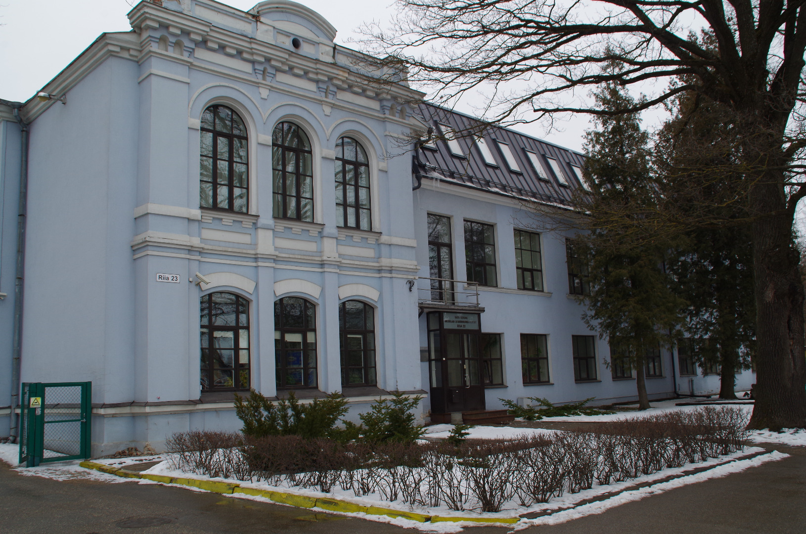 Tartu. Building of the military teaching cathedral of the University of Tartu Riga t. 23 rephoto