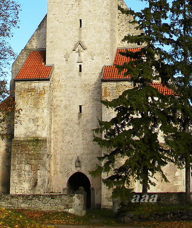 Kaarma kirik rephoto