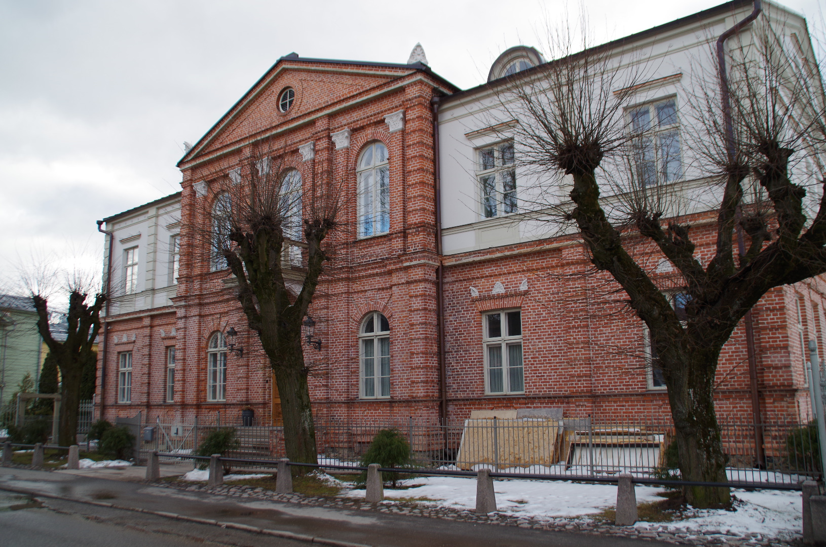 Korp! Livonia konvendihoone, fassaadivaade. Arhitekt Reinhold Guleke rephoto